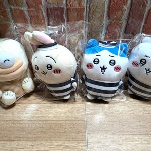 ちいかわ ぽてたま 囚人 オデ ちいかわ ハチワレ ウサギ 捕まっちゃったの 4点セット オマケ付き