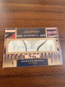 ●　レア　WARREN　SPAHN　auto 48枚限定　レジェンド　●