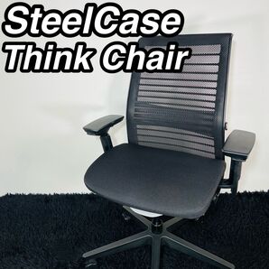 スチールケース シンク エルゴノミック オフィスチェア メッシュ 肘付き 椅子