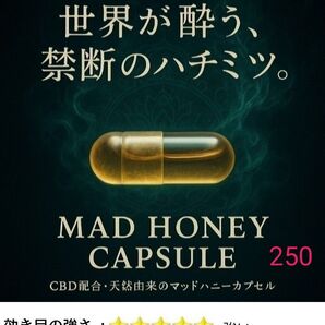 マッドハニー 大容量 250粒(アメリカ産CBD純度99%入り)