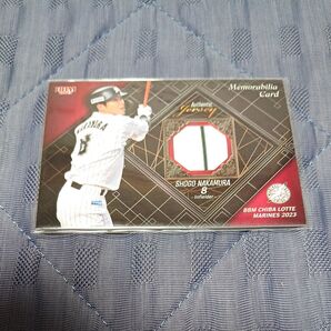2023 BBM 千葉ロッテマリーンズ 中村奨吾 メモラビリアカード