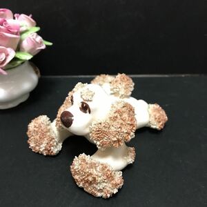  Vintage .... poodle ceramics. ornament London buy rare rare 