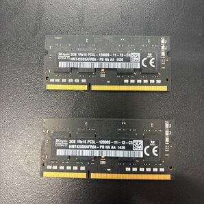 SK hynix 2GB PC3L-12800S HMT425S6AFR6A 2枚セット