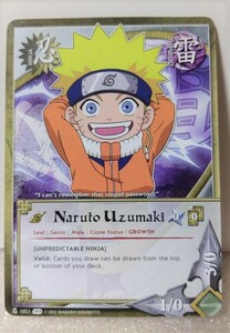 NARUTO　うずまきナルト　カード　英語版　②