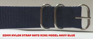 20MM NATO military nylon belt new goods ne- Be * blue NATO RING tail pills model 