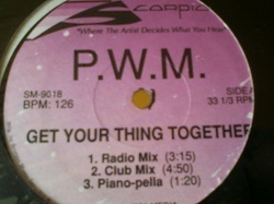 ハウス P.W.M. / Get Your Thing Together 12インチです。