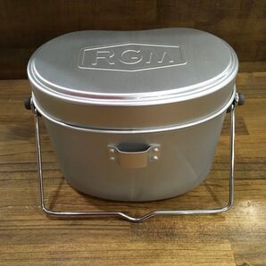 RGM アルミ製 飯盒にもなる釣りバケツ 飯盒 炊飯器 はんごう 釣り