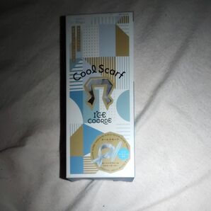 エレコム クールスカーフ 接触冷感 暑さ対策グッズ アイスコーデ ターコイズブルー×イエローオーカー HCC-SC21BU