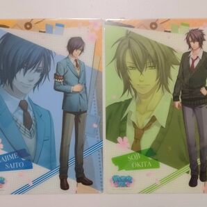 薄桜鬼 SSL クリア下敷き 沖田総司 1点 斎藤一 1点