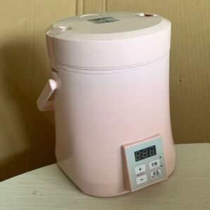 内鍋なし ミニ炊飯器 ピンク 1人暮らし用 少量炊き コンパクト