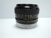Canon キャノン 純正 FD 50mm 高級単焦点レンズ 1:1.4 S.S.C._画像2