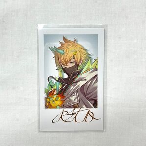 宇佐美リト デビュー チェキ にじさんじ ランダムチェキ風カード サイン入り 箔押し レア R