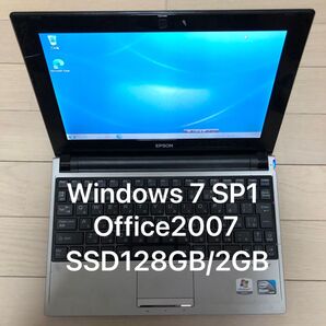 Windows 7 2GB SSD128GB Office2007 Na14S Atom N550