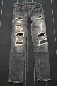 tetei テテイ ド根性デニムパンツ　29 00s archive japanese denim vintage super rare tornado mart l.g.b. number nine under cover