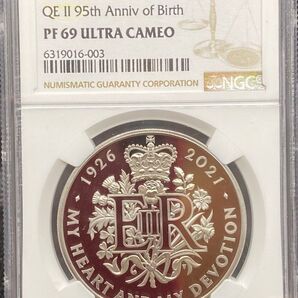2021 G.Britain QE II 95th Anniv of Birth PF 69 ULTRA CAMEO