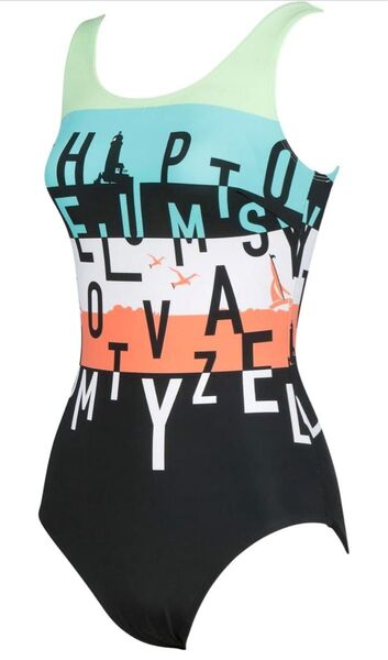 【7S】 ワコール スイムウェア フルシェイプ水着 ボディラインすっきり 体型カバー部位 おなか・せなか・ヒップ ワンピース