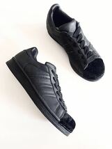 adidas SUPERSTAR W アディダス スーパースター W レディースシューズ ブラック 23cm_画像2