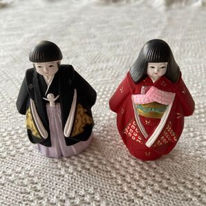 市松人形の置物