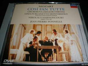 日本語字幕付 DVD モーツァルト コジ・ファン トゥッテ アーノンクール グルベローヴァ ポネル ウィーン コシ Mozart Cosi Fan Harnoncourt