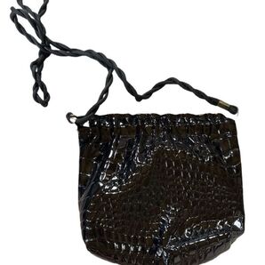 ヴィンテージ エナメル ショルダーバッグ ポシェット レトロ マグネット