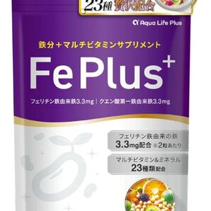 【自然由来・大豆由来】鉄 マルチビタミン 美容成分 サプリ 8種の栄養機能食品 30日分