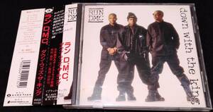 Run-DMC / Down With The King ★1993年国内帯(+2曲)・和訳付き　 Pete Rock　Q-Tip　EPMD　Bomb Squad　 Jam Master Jay　 Onyx　