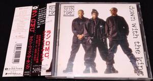 Run-DMC / Down With The King ★1993年国内帯(+2曲)・和訳付き　 Pete Rock　Q-Tip　EPMD　Bomb Squad　 Jam Master Jay　 Onyx　