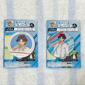 【匿名発送】新テニスの王子様 制服 ファッション誌風缶バッジコレクションA菊丸セット