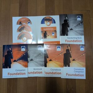 DIRECT ENGLISH Foundation Level 英会話教材セット 入門レベル 箱なし CD・DVD・テキスト