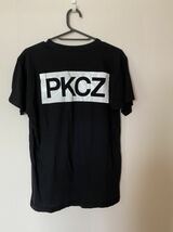 １回着美品◆PKCZ　ロゴTシャツ◆半袖T◆黒◆サイズS_画像3