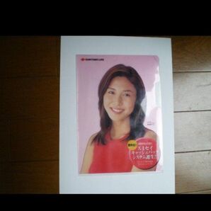 松嶋菜々子×住友生命★クリアファイル ノベルティー