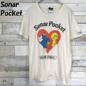 【人気】Sonar Pocket/ソナーポケット デビュー5周年 ライブ ソナーポケット×SESAME STREET コラボ Tシャツ ホワイト サイズM/7713