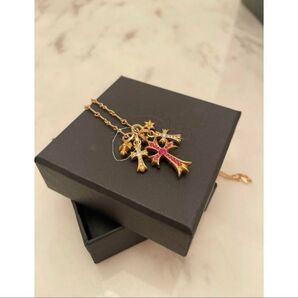 クロムハーツ 22K STACK CH CROSS/CHクロススタックチャーム