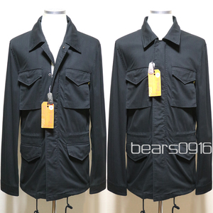 新品アメリカ購入デッドストック品 ALPHA INDUSTRIESアルファFIELD COAT M65 ミリタリーフィールドジャケットコート 黒M