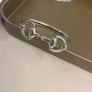 至高 silver925刻印 バックル ブレスレット バングル