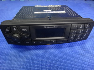  Mercedes Benz C200 C180 coupe W203 etc. original cassette tape deck audio product number 2038201486 [5657]