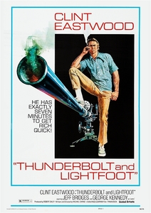  poster [ Thunderbolt ](Thunderbolt and Lightfoot)C*k Lynn to* East wood / Jeff * Bridge s/ load Movie 