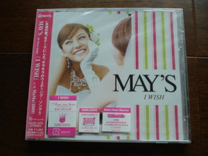 即決★送料無料 未使用品！ MAY'S / I WISH CD (廃盤)