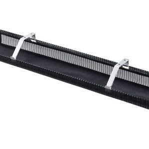 サンワダイレクト ケーブルトレー デスク下 メッシュ ケーブル配線トレー 幅90cm ネジ固定タイプ 200-CT005BK