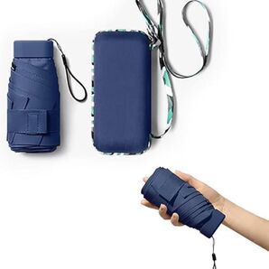 おりたたみ傘 晴雨兼用 高強度グラスファイバー6本骨日焼け止め対策 耐風撥水 コンパクト15cm 小型220g