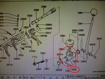 当時物　日産純正　未使用品　B120　サニトラ　ストライキング　ロッド　ガイド　ミッションリンケージ_画像8