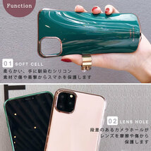 【iphoneケース ライトグリーン iPhone11対応】韓国 流行り おしゃれ 海外 アイフォン スマホ iphone 用 アイホン ケース カバー_画像4