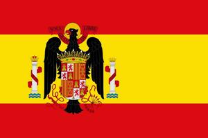 国旗『スペイン』(フランコ独裁期：1945～77) 90cm×150cm ヒトラー