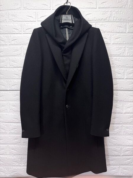 美品 カズユキクマガイアタッチメント チェスターコート 定価9.6万円 2 KAZUYUKI KUMAGAI ATTACHMENT