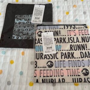 ジュラシックパーク フラットポーチ 2点セット