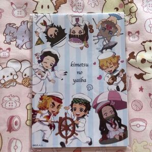 【79】鬼滅の刃 ラグーナテンボスコラボ メモパッド プライズ品 ステッカー 5点セット