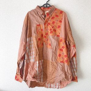 カールヘルム KarlHelmut ピンクハウス シャツ 長袖 パッチワーク花柄