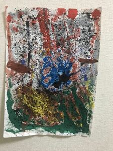Art hand Auction 絵描きhiro C オリジナル｢戦場｣, 美術品, 絵画, アクリル, ガッシュ