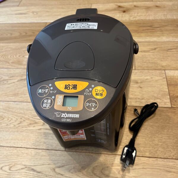 Zojirushi CD-WU30 電気ポット 3.0L 象印