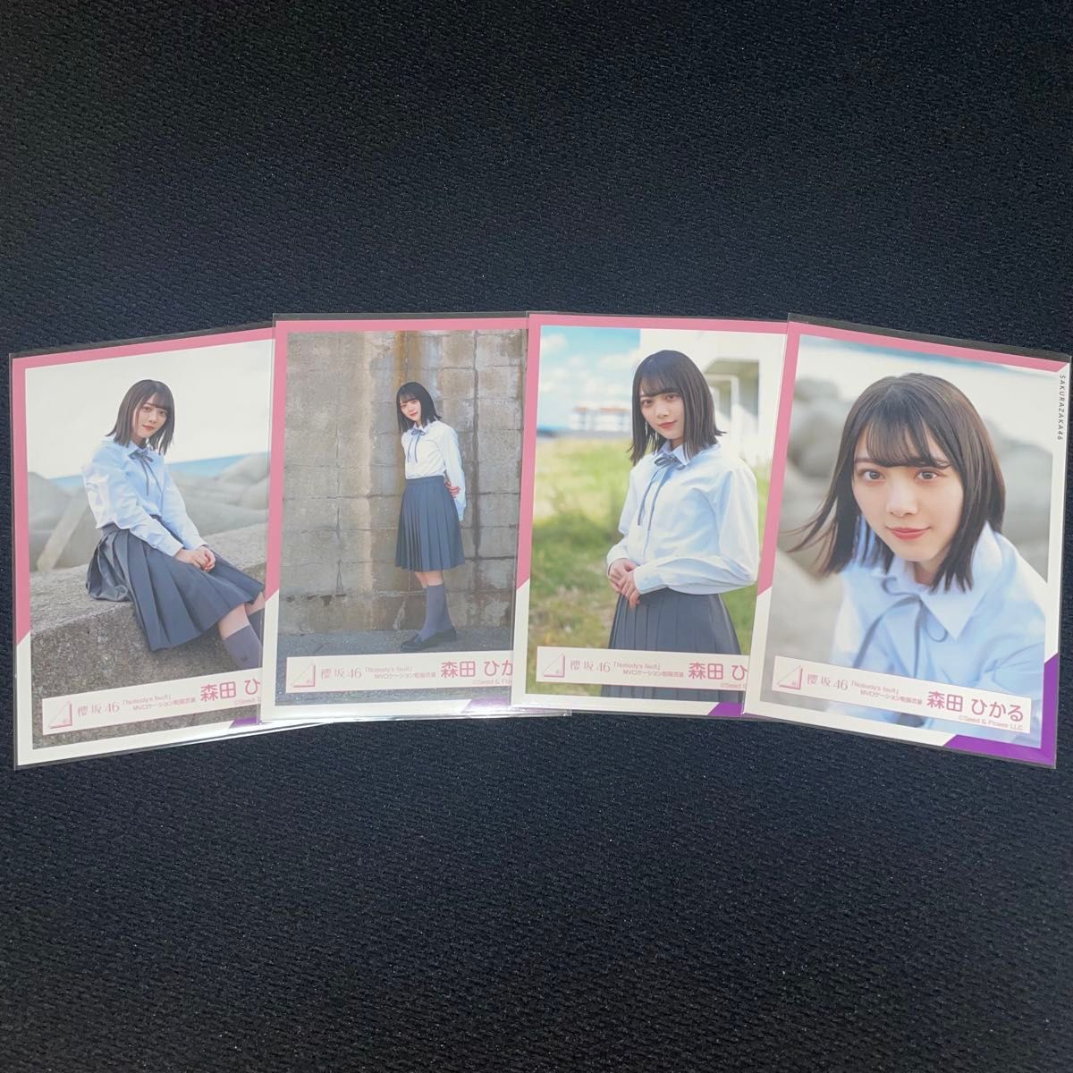 森田ひかる 生写真セット Nobody's faultケース付き 森田ひかる 生写真